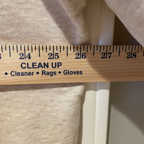 Time And Tru Crew neck Sweatshirt Women’s Size XXL 20 NEW Beige - Picture 6 of 9